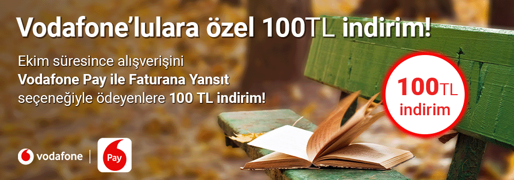 Vodafone'lulara özel 100TL indirim!