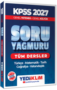 2027 KPSS Genel Yetenek Genel Kültür Tüm Dersler Soru Yağmuru