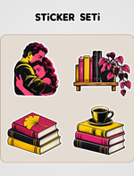 Sevme Sanatı Sticker Seti 9,90 TL - Tıkla ve Keşfet