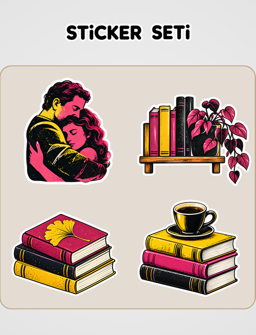 Sevme Sanatı Sticker Seti