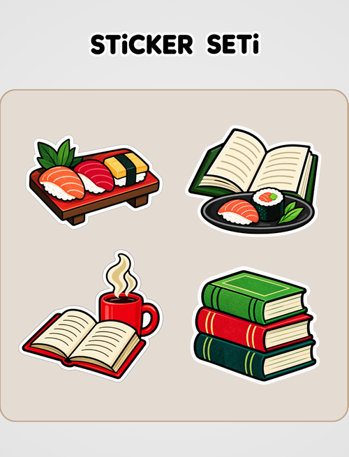 Tuhaf Resimler Sticker Seti