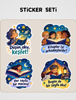 Benim İçin Bir Yıldız Sakla Sticker Seti 9,90 TL - Tıkla ve Keşfet