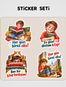 Çıkmaz Sokağın Ressamı Sticker Seti