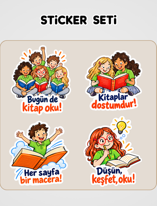 Çok Şık Hayaller Sticker Seti