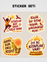 Göğü Yere İndirelim Sticker Seti