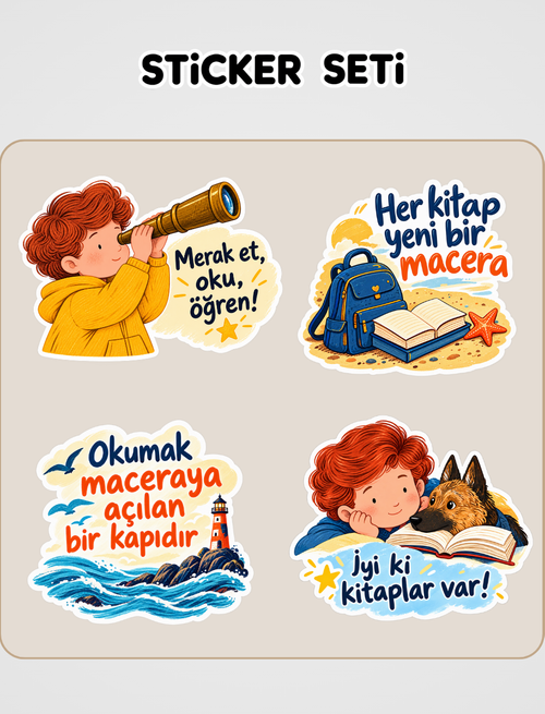 İpi Sıkı Tut Sticker Seti