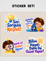Meraklı Ahmet'le Fenlen Şenlen Sticker Seti