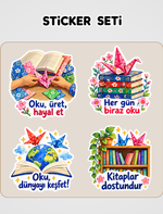 Sadako / ve Kağıttan Bin Turna Kuşu Sticker Seti