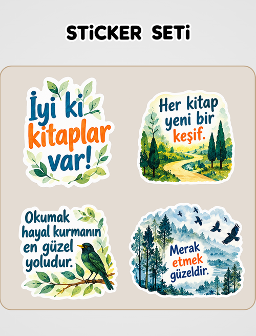 Sisin Sakladıkları Sticker Seti