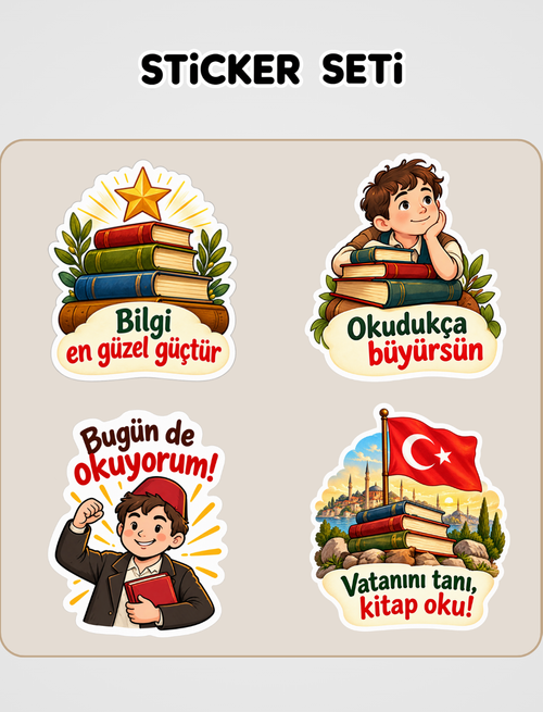 Vatanın Kalbi Sticker Seti