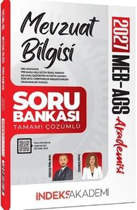 2027 MEB-AGS Akademisi Mevzuat Bilgisi Soru Bankası Çözümlü