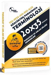 KPSS MEB-AGS DGS ALES YKS Terminoloji Paragraf ve Anlam Bilgisi 20x35 Deneme Çözümlü