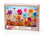 Bahar Çiçekleri Ahşap Puzzle 500 Parça ( BC14-D )