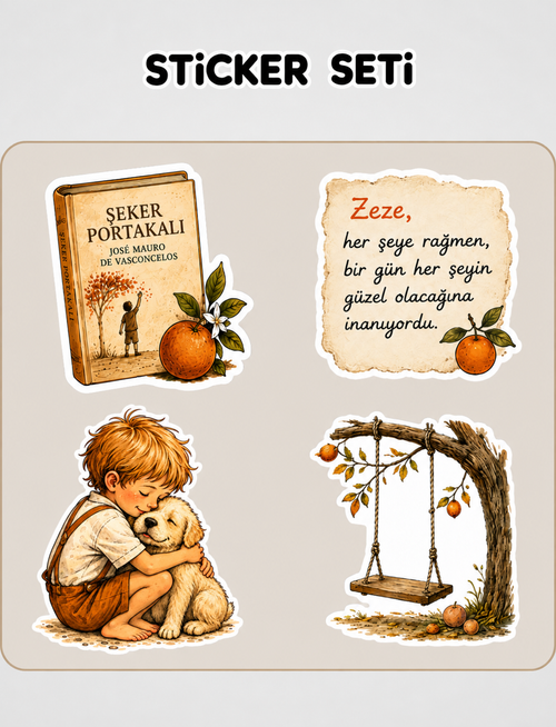Şeker Portakalı Sticker Seti