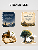 Heidegger'in Kulübesine Yolculuk Sticker Seti 9,90 TL - Tıkla ve Keşfet