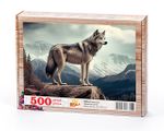 Yalnız Kurt Ahşap Puzzle 500 Parça ( HV86-D )