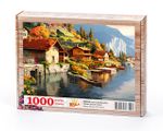 İsviçre Dağ Kasabası Ahşap Puzzle 1000 Parça ( UK25-M )