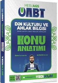 2027 MEB AGS ÖABT Din Kültürü ve Ahlak Bilgisi Konu Anlatımı