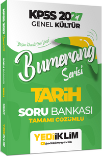 2027 KPSS Genel Kültür Bumerang Serisi Tarih Tamamı Çözümlü Soru Bankası
