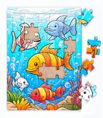 Akvaryum Balıkları Ahşap Puzzle 54 Parça ( LIV-51 )
