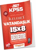 2027 KPSS Vatandaşlık İLELEBET 15x8 Deneme Çözümlü