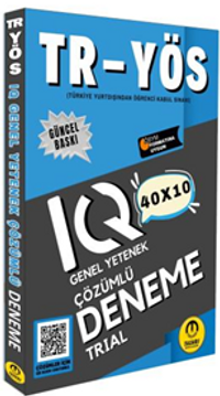 TR YÖS IQ Genel Yetenek Çözümlü 10 Deneme
