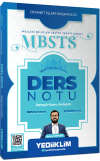 2027 Diyanet İşleri Başkanlığı MBSTS Ders Notu