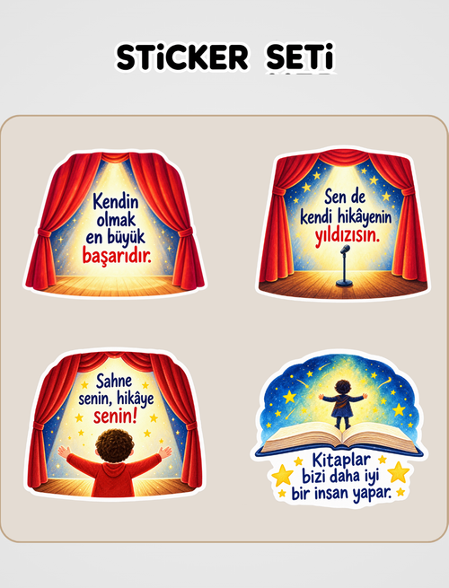 Biri Beni Alkışlasın Sticker Seti
