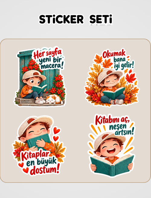 Büyük Dostum Sticker Seti