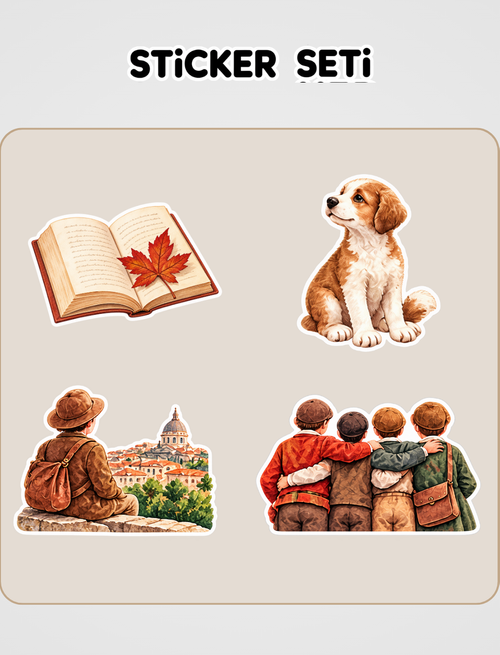 Çocuk Kalbi Sticker Seti
