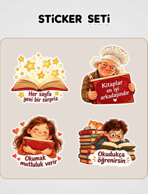 Dedemin Kurabiyeleri Sticker Seti