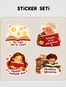 Dedemin Kurabiyeleri Sticker Seti
