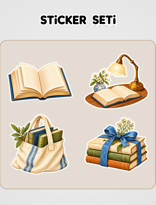 Mutlu Olma Sanatı Sticker Seti