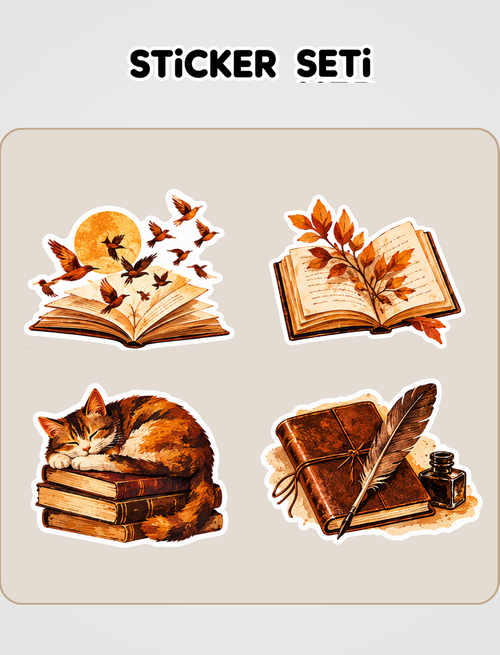 Onca Yoksulluk Varken Sticker Seti