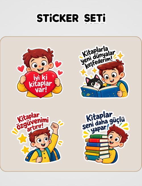 Tablet / Hiç Göründüğü Gibi Değil Sticker Seti