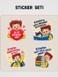 Tablet / Hiç Göründüğü Gibi Değil Sticker Seti