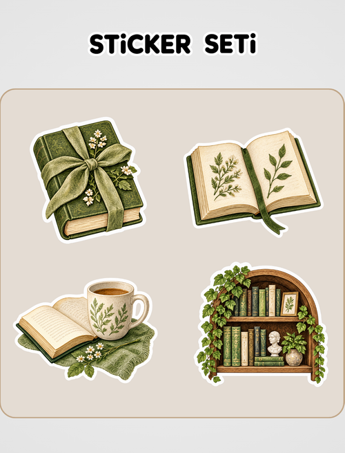 Altı Harfli Bir Tatlı Sticker Seti