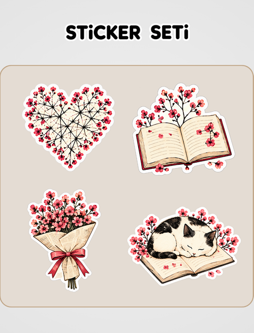 Aşktan Önce Nöromantik İlişkiler Sticker Seti