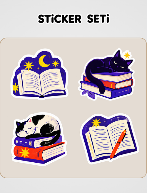 Beden Kayıt Tutar Sticker Seti