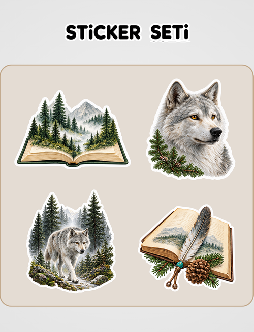Beyaz Diş Sticker Seti