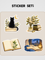 Beyaz Geceler Sticker Seti