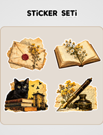 Bir Deliler Evinin Yalan Yanlış Anlatılan Kısa Tarihi Sticker Seti