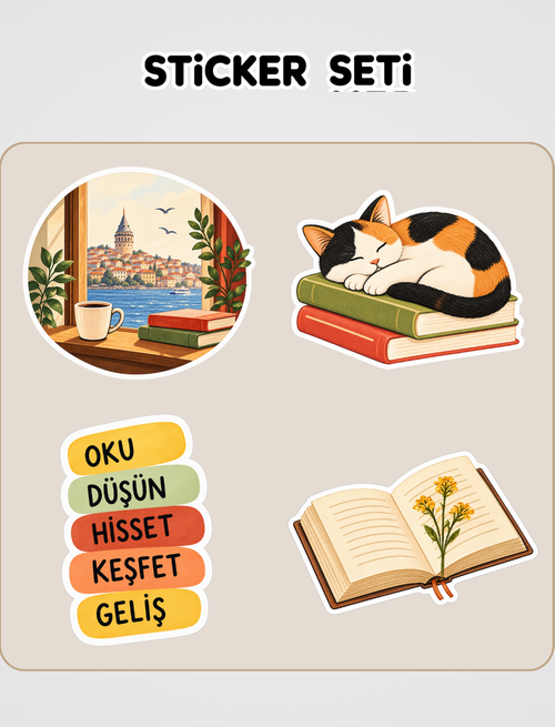 Dağınık Zihinler Sticker Seti