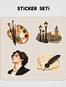 Dorian Gray'in Portresi Sticker Seti