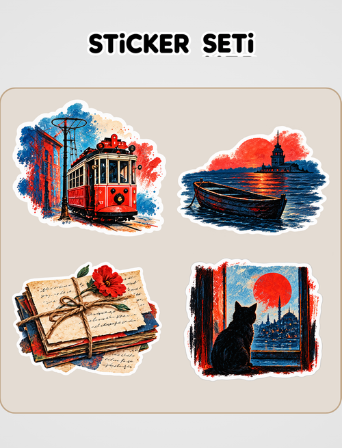 Düşerken Sticker Seti