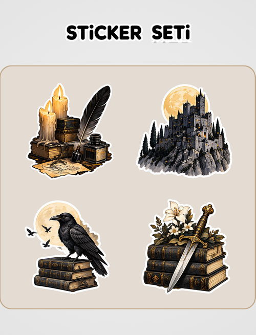 Fedailerin Kalesi Alamut Sticker Seti