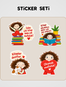 Hıhıcık Sticker Seti