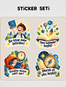 Hiç Fena Değil Sticker Seti