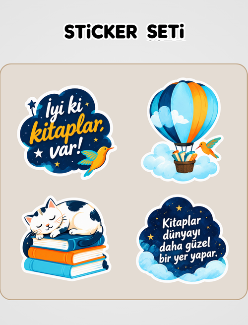 İçimdeki Hayal Sticker Seti