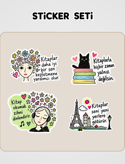 Kirpinin Zarafeti Sticker Seti
